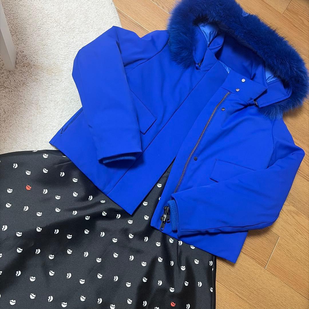 フォクスファー ブルー ダウンジャケット ダブルスタンダードクロージング