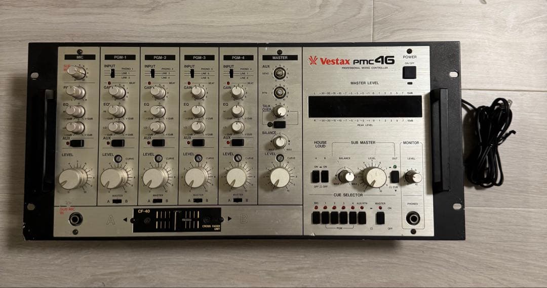 【早い者勝ち】Vestax PMC-46 DJミキサー　ロータリーDJミキサー VESTAX PMC46 ロータリーミキサー - メルカリ