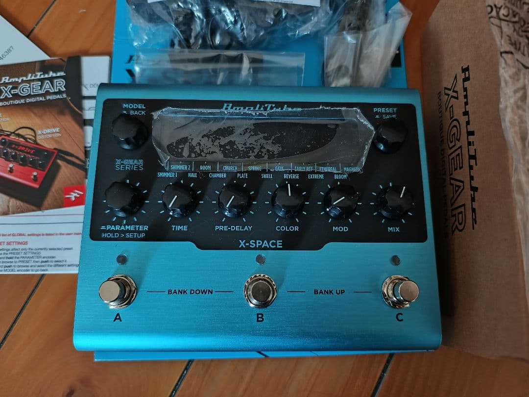 IK Multimedia AmpliTube X-SPACE ペダル リバーブ