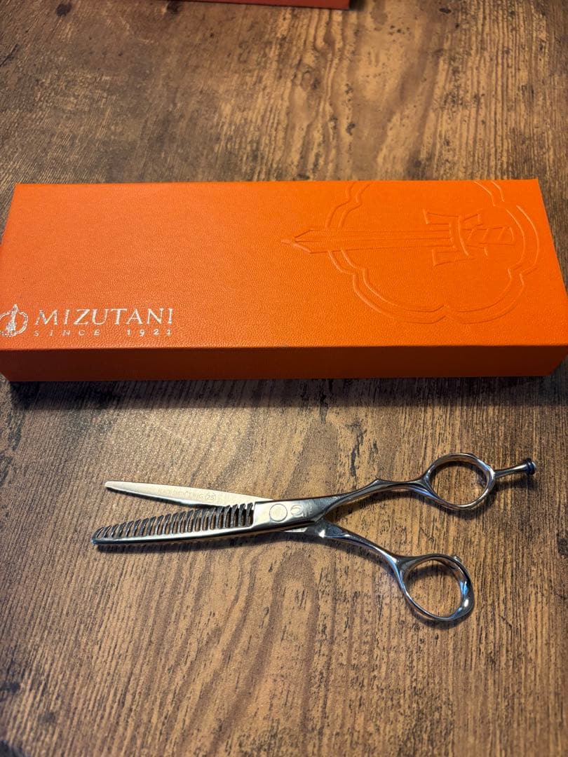 MIZUTANI セニングシザー 専用ケース付き