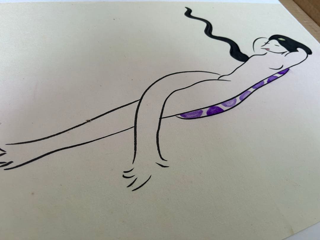 女かっぱ 清水崑 真作 肉筆 3葉まとめて - メルカリ