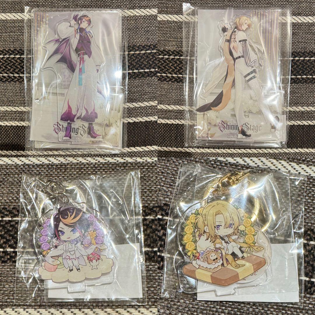 にじさんじEN シュウ　ルカ　台湾限定　アクスタ　ファンミ 予約】にじさんじ 台湾 VOLTACTION × OU-EN CAFE アクリルスタンド