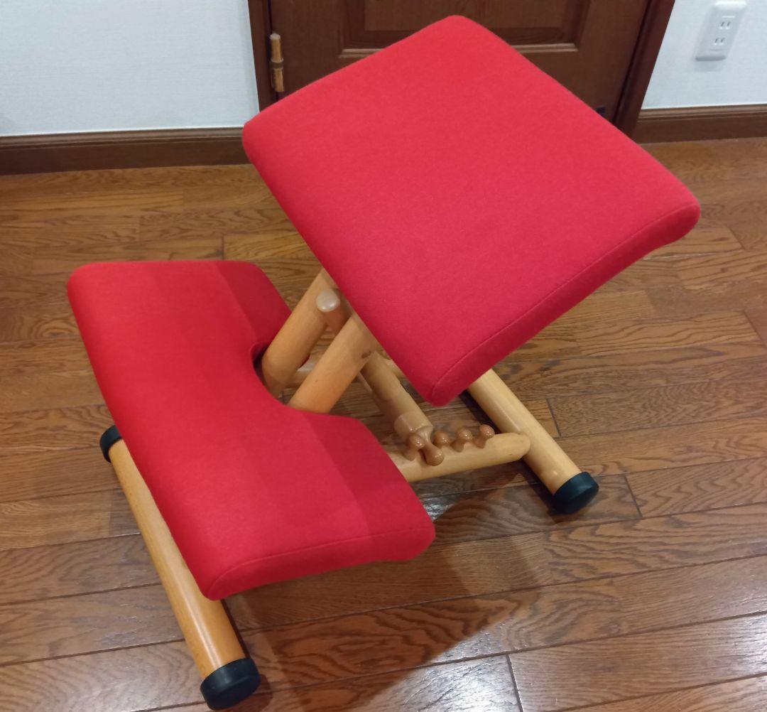 ストッケ　STOKKE　バランスチェア　マルチ　レッド　学習椅子　 姿勢矯正 ストッケ バランスチェア マルチjr（ジュニア）