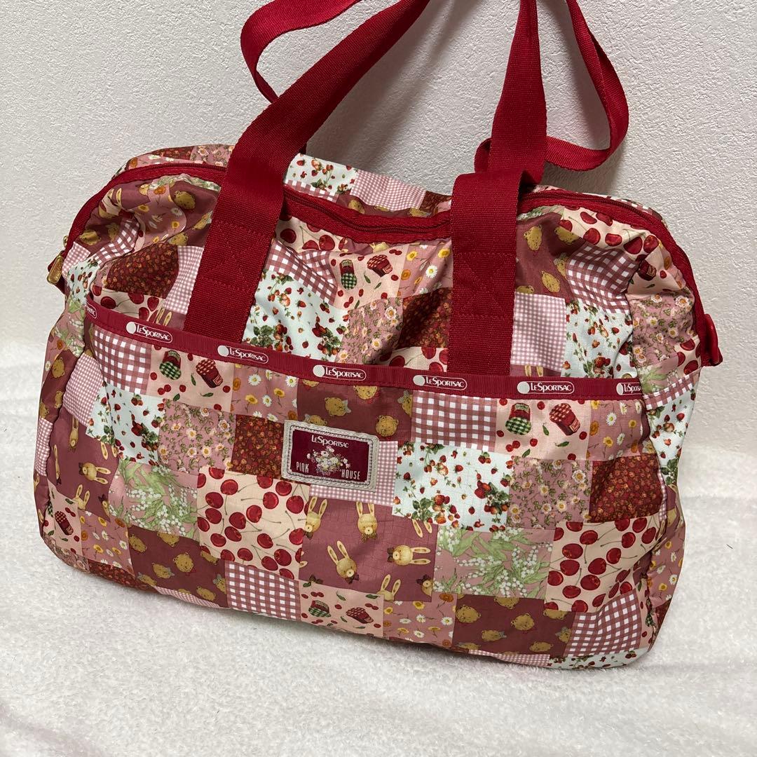 希少ピンクハウス　LeSportsac × PINK HOUSE ボストンバッグ PINK HOUSE（ピンクハウス）の「LeSportsac × PINK HOUSE Pink House