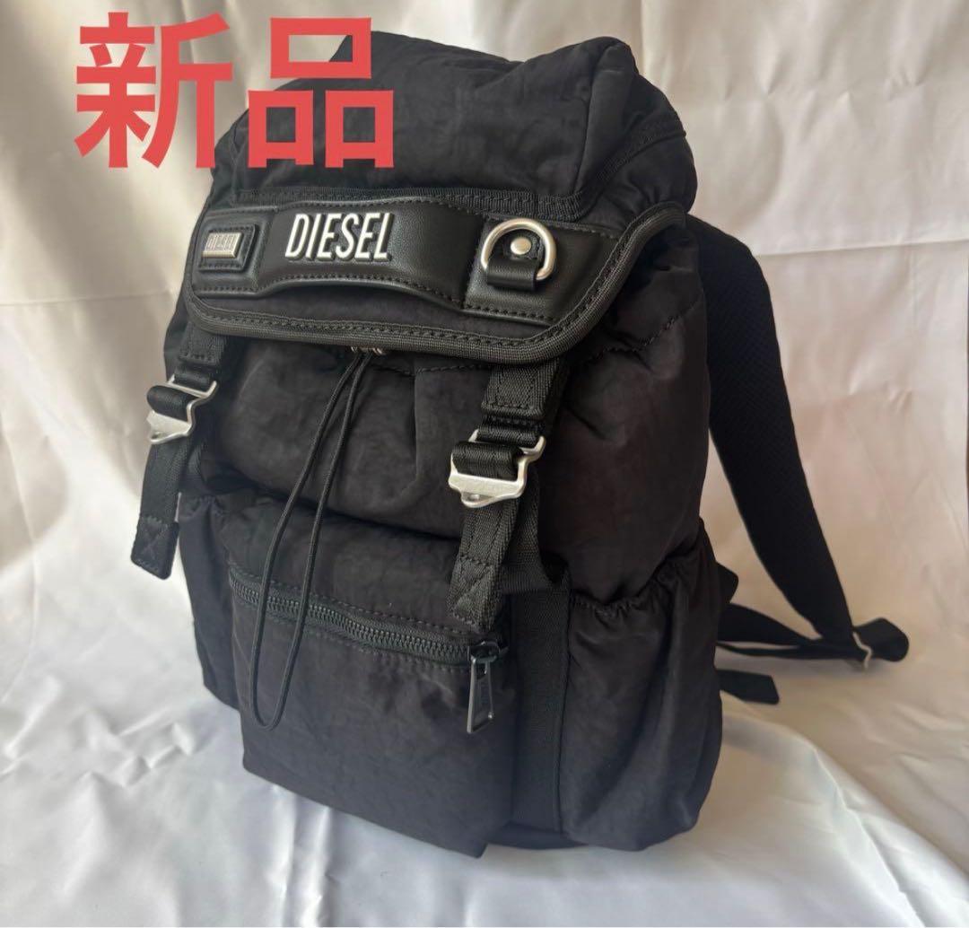 DIESEL新品 ブラック リュック・バックパック