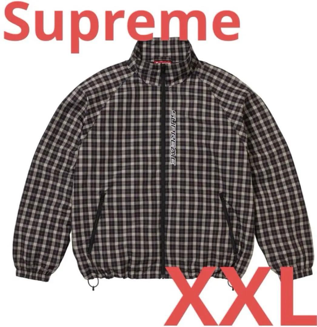 Supreme Plaid Track Jacket XXL Black - メルカリ