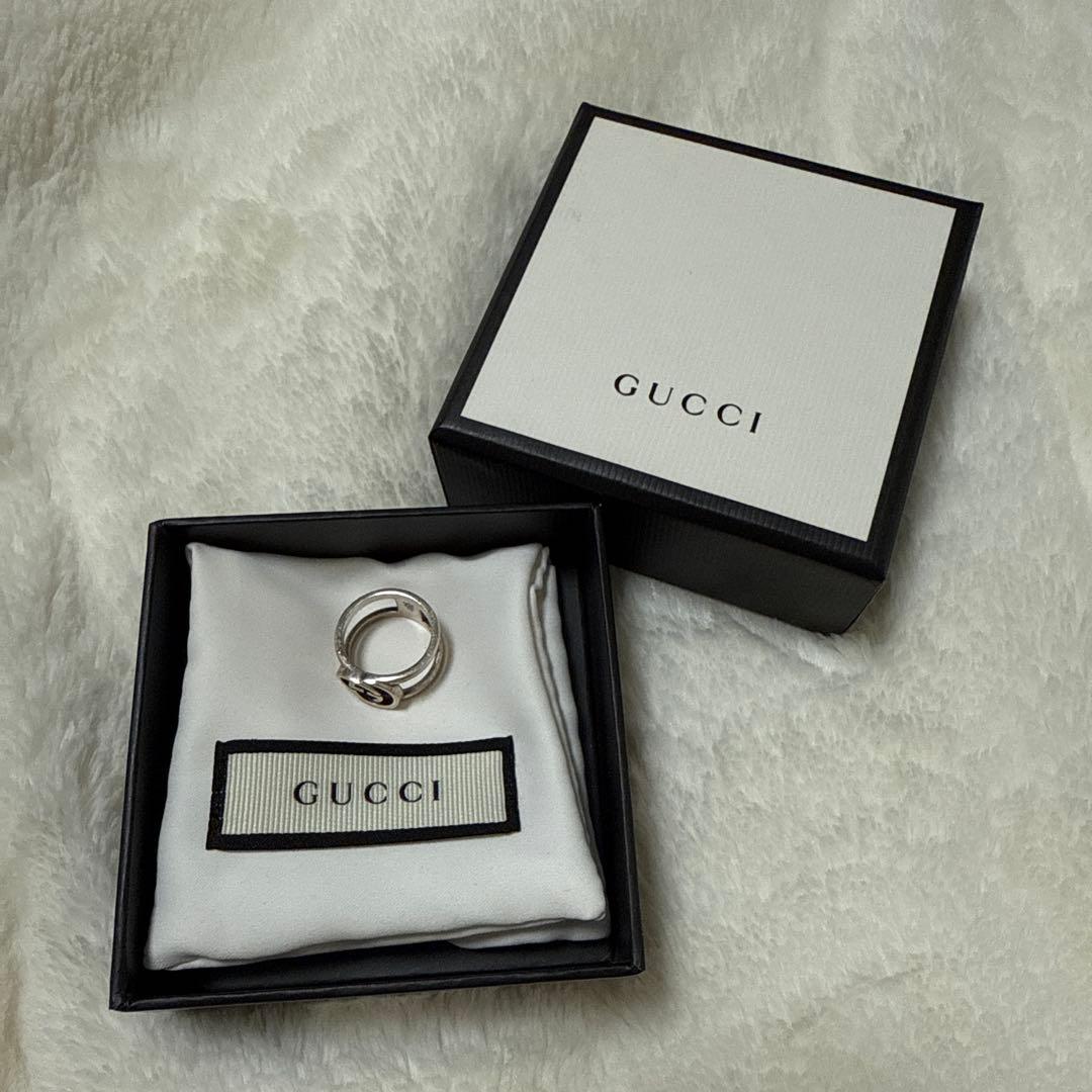 GUCCI シルバー ダブルリング