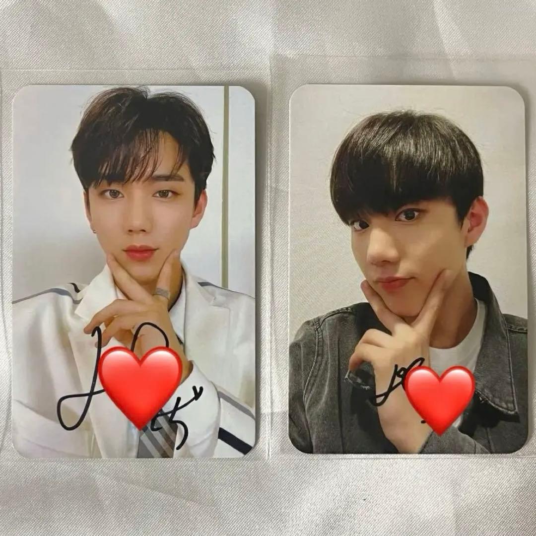 P1Harmony インタク 直筆サイン入りトレカ 2枚セット②