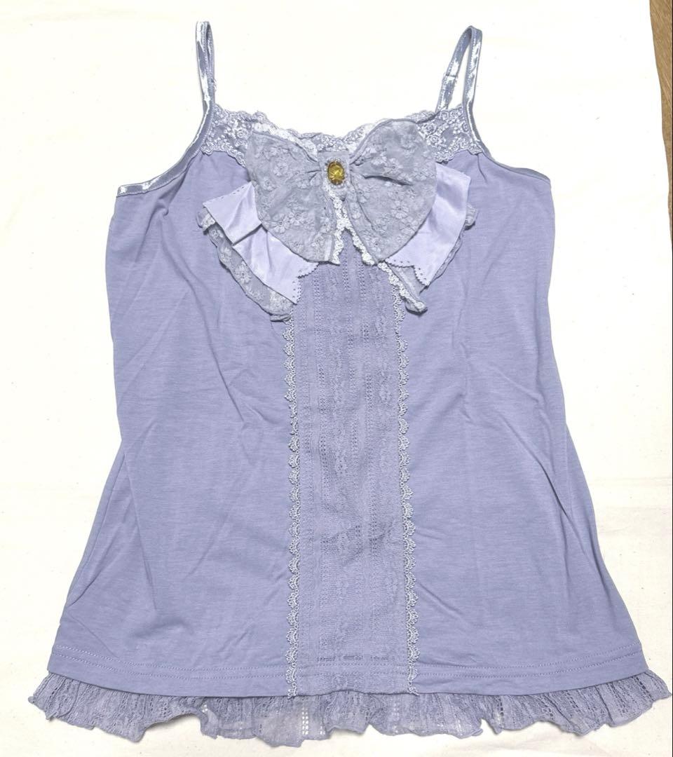 RT-98567　axes femme ビッグリボンキャミソール