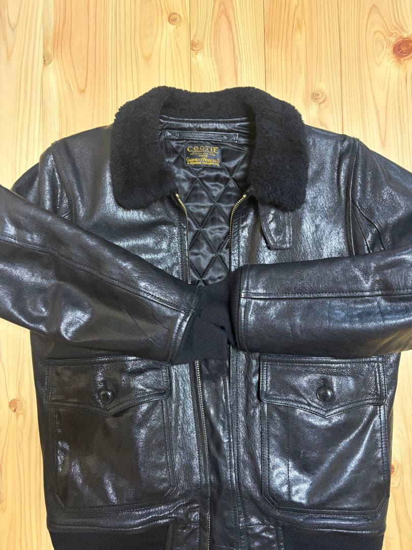 COOTIE ボア襟 レザージャケット