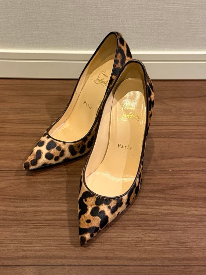 【正規品】Christian Louboutin レオパード ハイヒール
