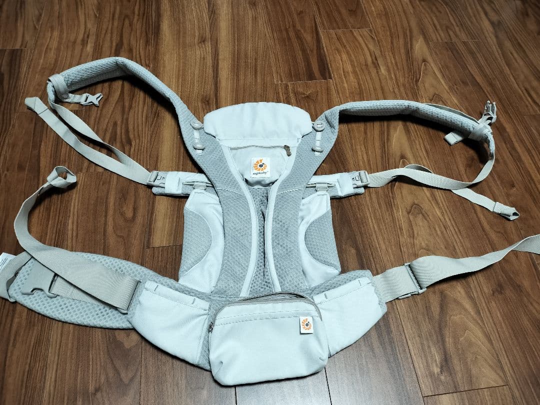 【正規品】エルゴベビー　オムニブリーズ　パールグレー　抱っこ紐【検品印あり】