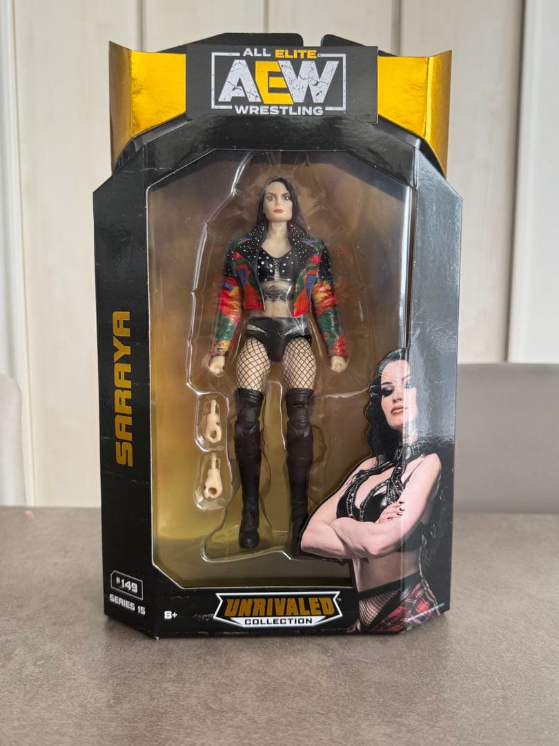 【AEW】Saraya フィギュア Unrivaled Collection Saraya - AEW Unrivaled 15 Toy Wrestling Action Figure by Jazwares!