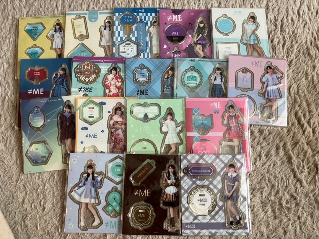 鈴木瞳美　ノイミー　アクスタ　コンプ 新品未開封