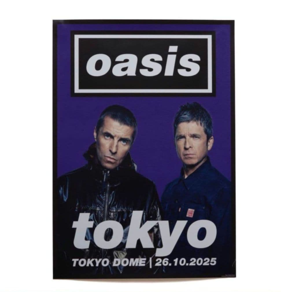 非売品　福袋　オアシス　oasis 東京ドーム公演限定ポスター　10/26 公演 非売品 福袋 オアシス oasis 東京ドーム公演限定ポスター 10/26 公演