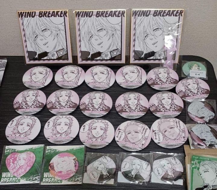 WIND BREAKER 桐生三輝　くじメイト　あたりつきラッキー缶バッジ