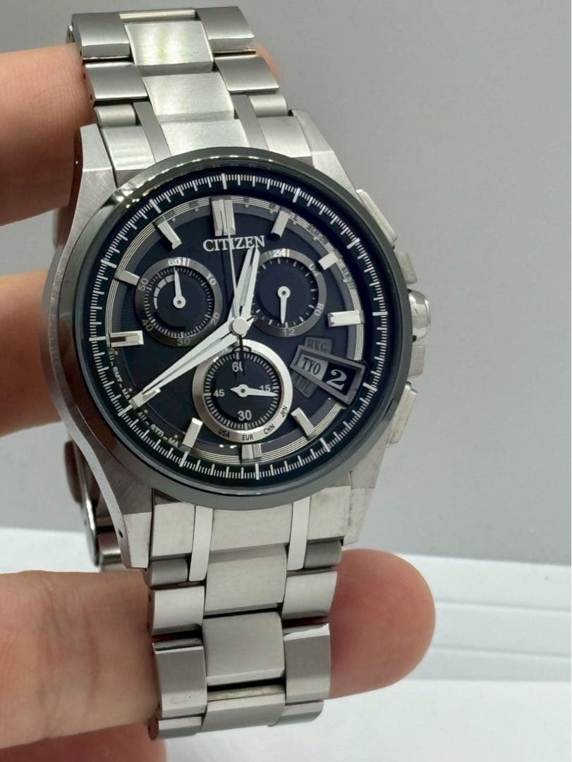 シチズン アテッサ 腕時計　ソーラー電波 BY0094-52E