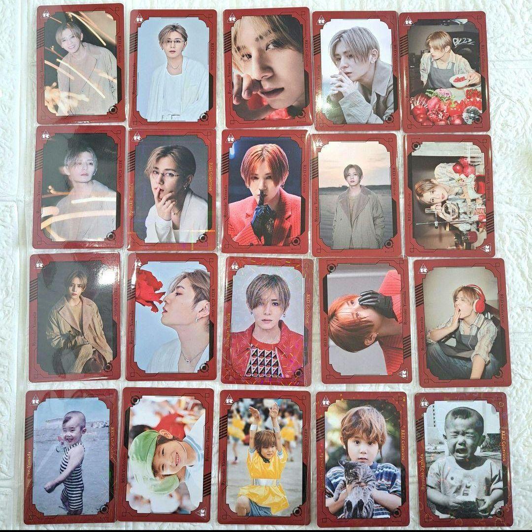 RED 山田涼介 ビジュアルカード コンプリートセット 外袋5枚付き