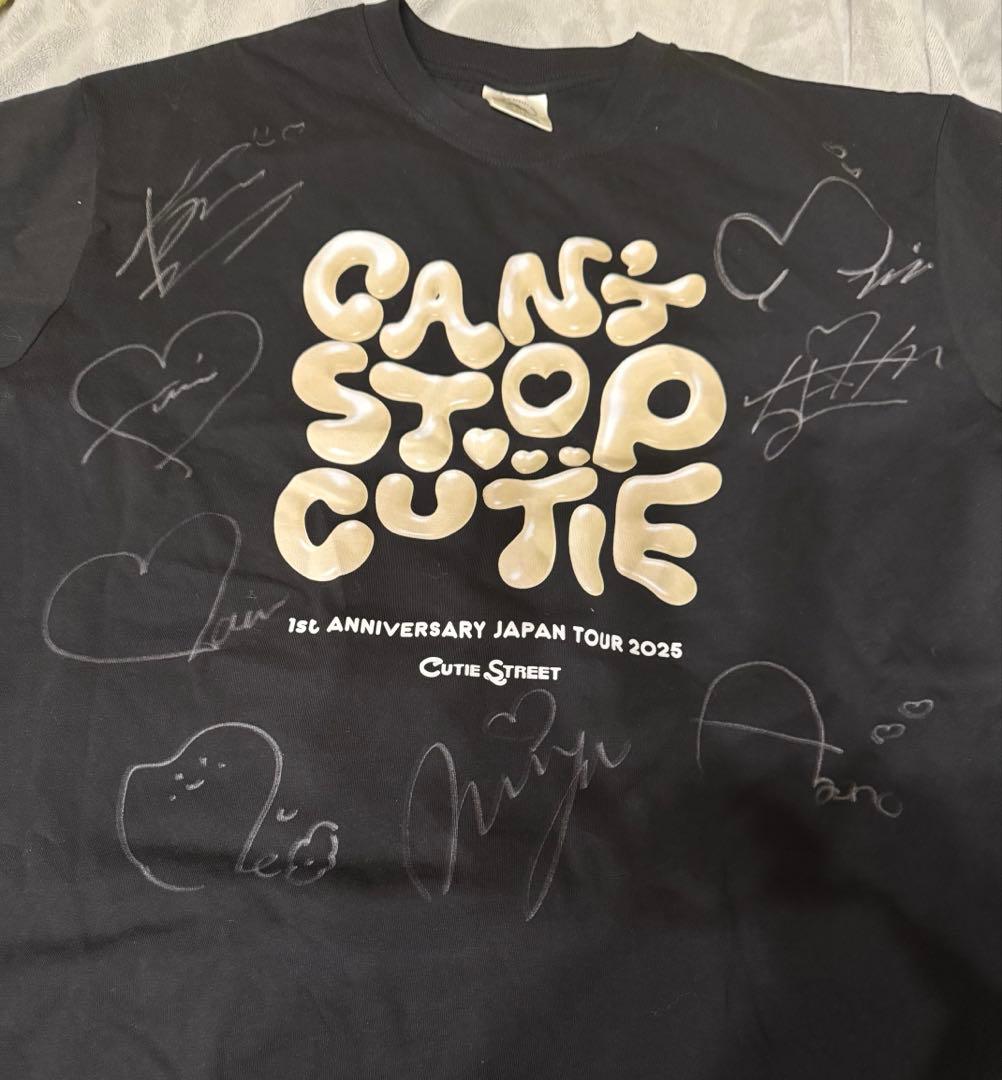 CUTIE STREET きゅーすと ツアーサイン入りTシャツ