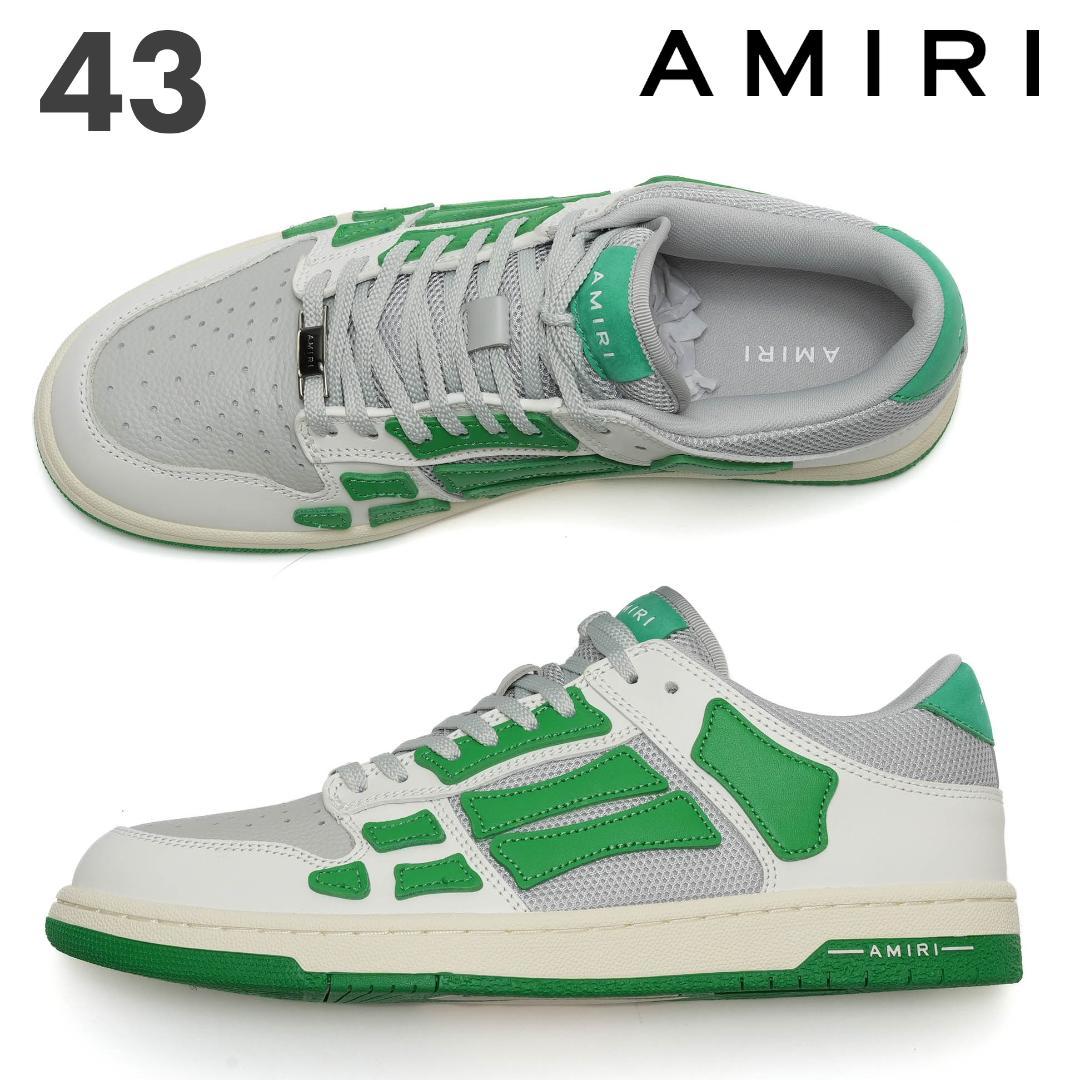 新品 AMIRI SKELL TOP レザースニーカー