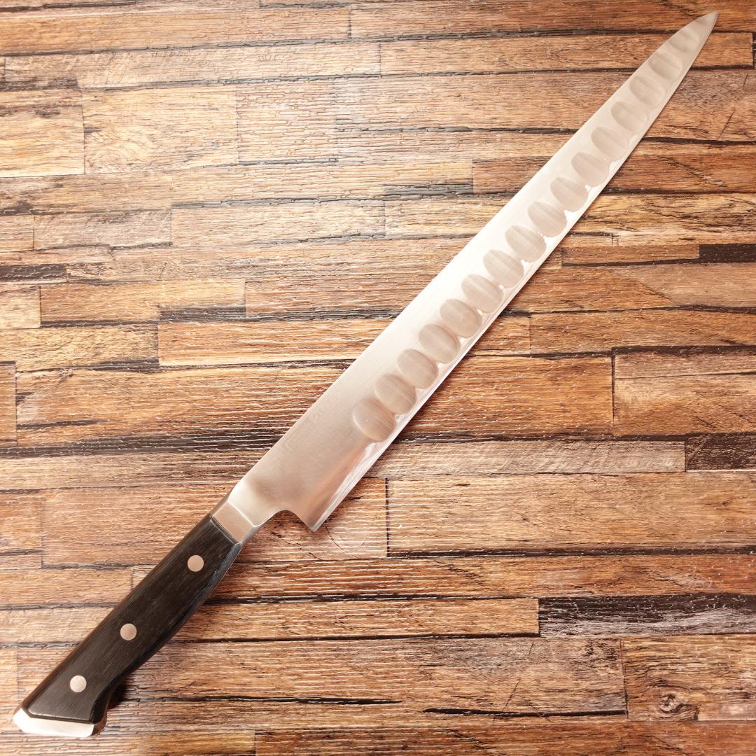 グレステン 筋引包丁 研ぎ済 ステンレス 片刃気味8:2 Tタイプ 筋引き