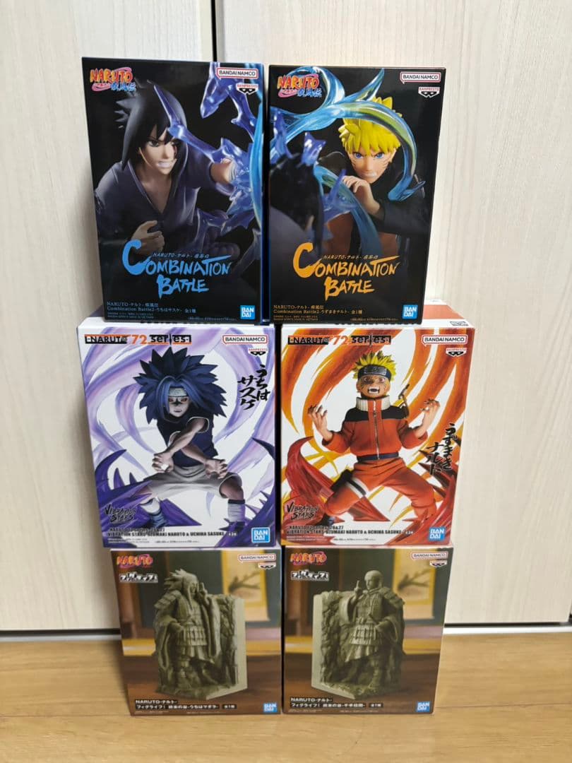 NARUTO ナルト サスケ プライズフィギュア 6点セット