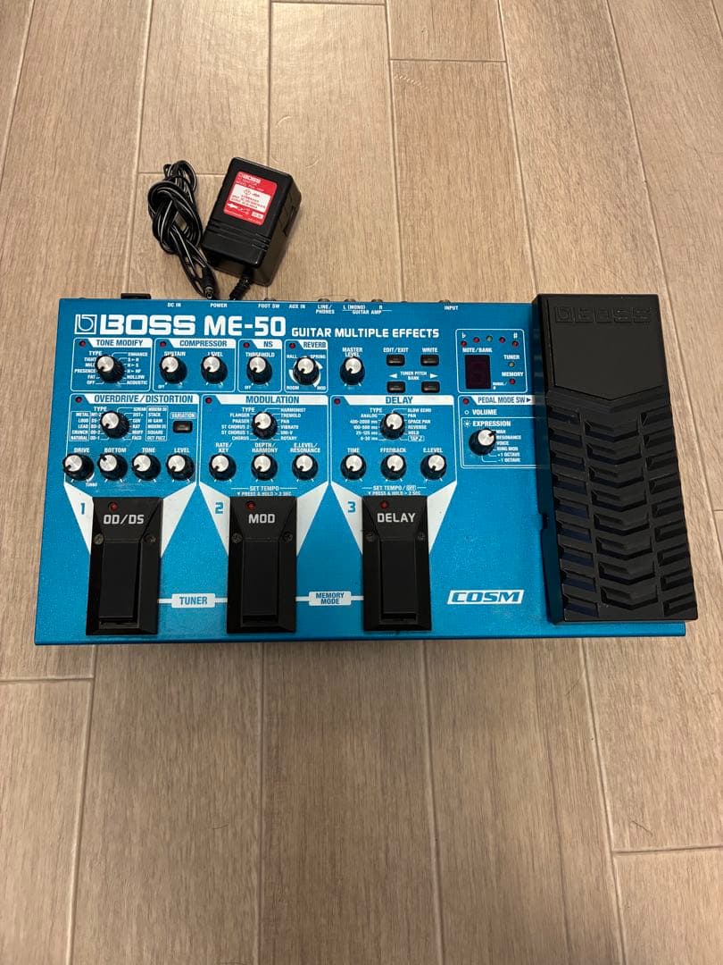 BOSS ME-50 ギターエフェクター レビュー】じつは隠れた名機かも？BOSSのマルチエフェクターME-50を