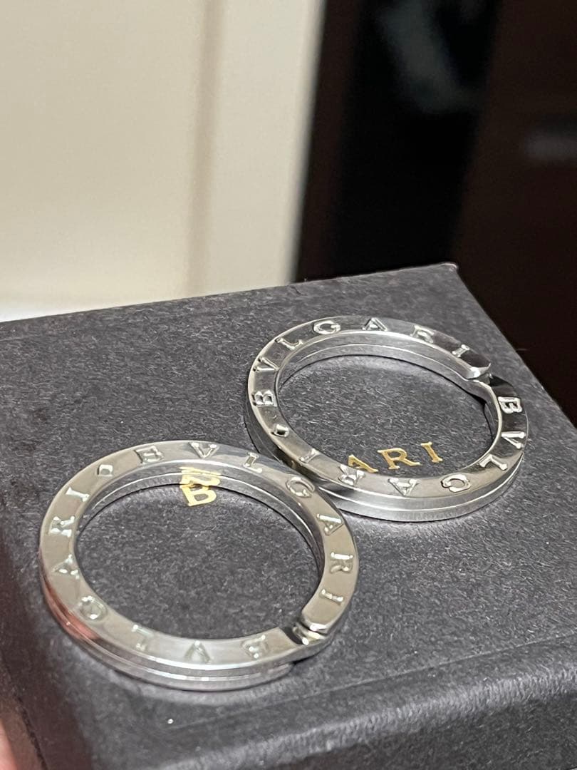 ブルガリ　キーリング　ペア