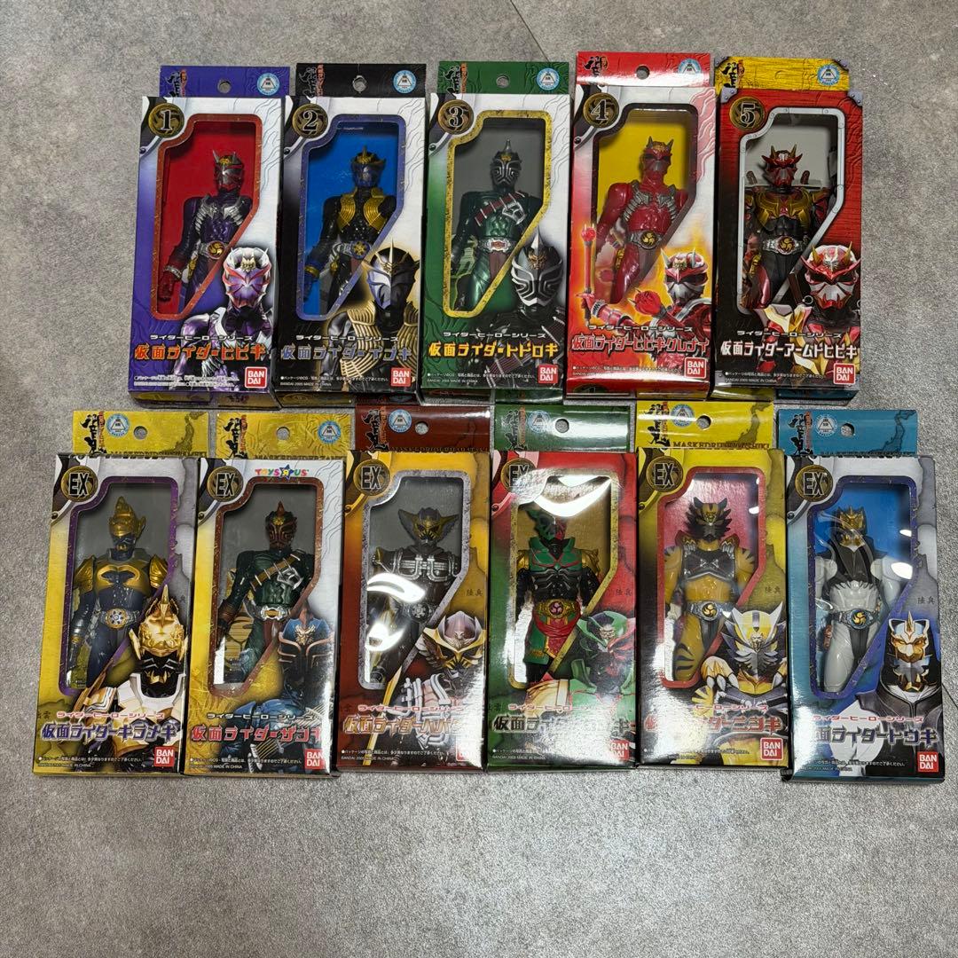 仮面ライダー響鬼 ライダーヒーローシリーズ フィギュア まとめ 11点