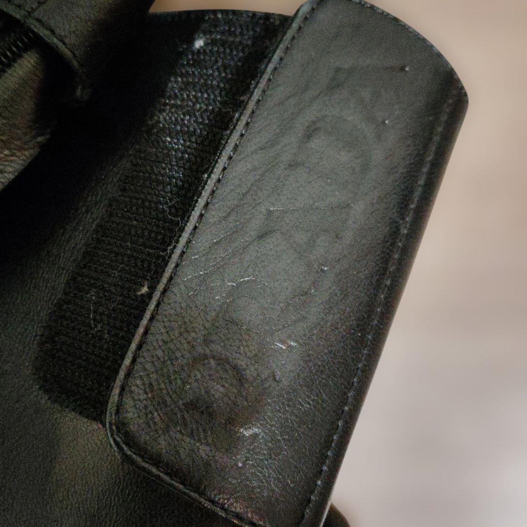 PRADAスポーツレザーブーツ　黒39