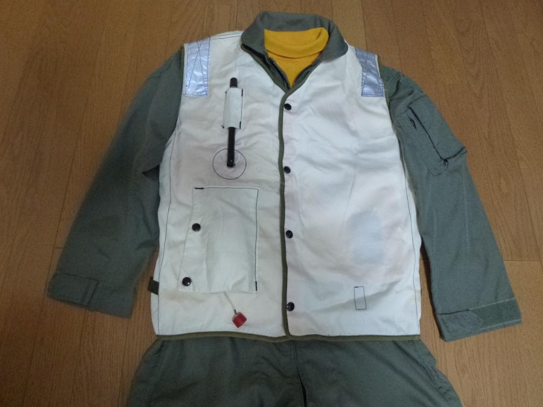 米軍実物 空母 LSO LPU ライフプリザーバ 救命胴衣 米海軍 戦闘機攻撃機