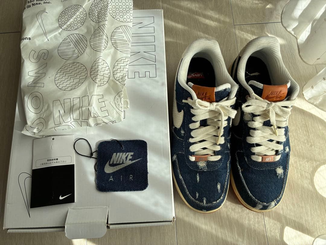 希少 LEVI'S NIKE BY YOU AIR FORCE 1 LOW