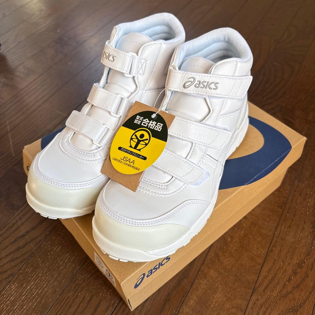 【新品未使用】ASICS WINJOB FCP302 ホワイト 26.0cm