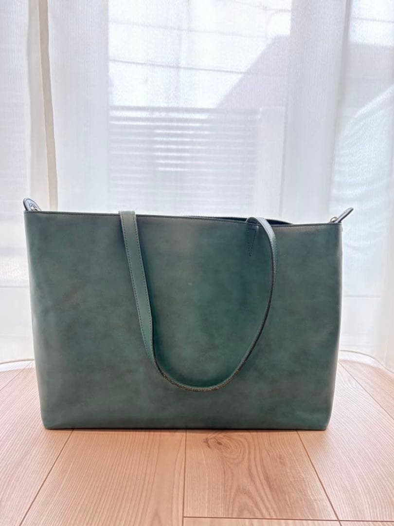 け*ー様 HERGOPOCH メンズレザートートバッグ