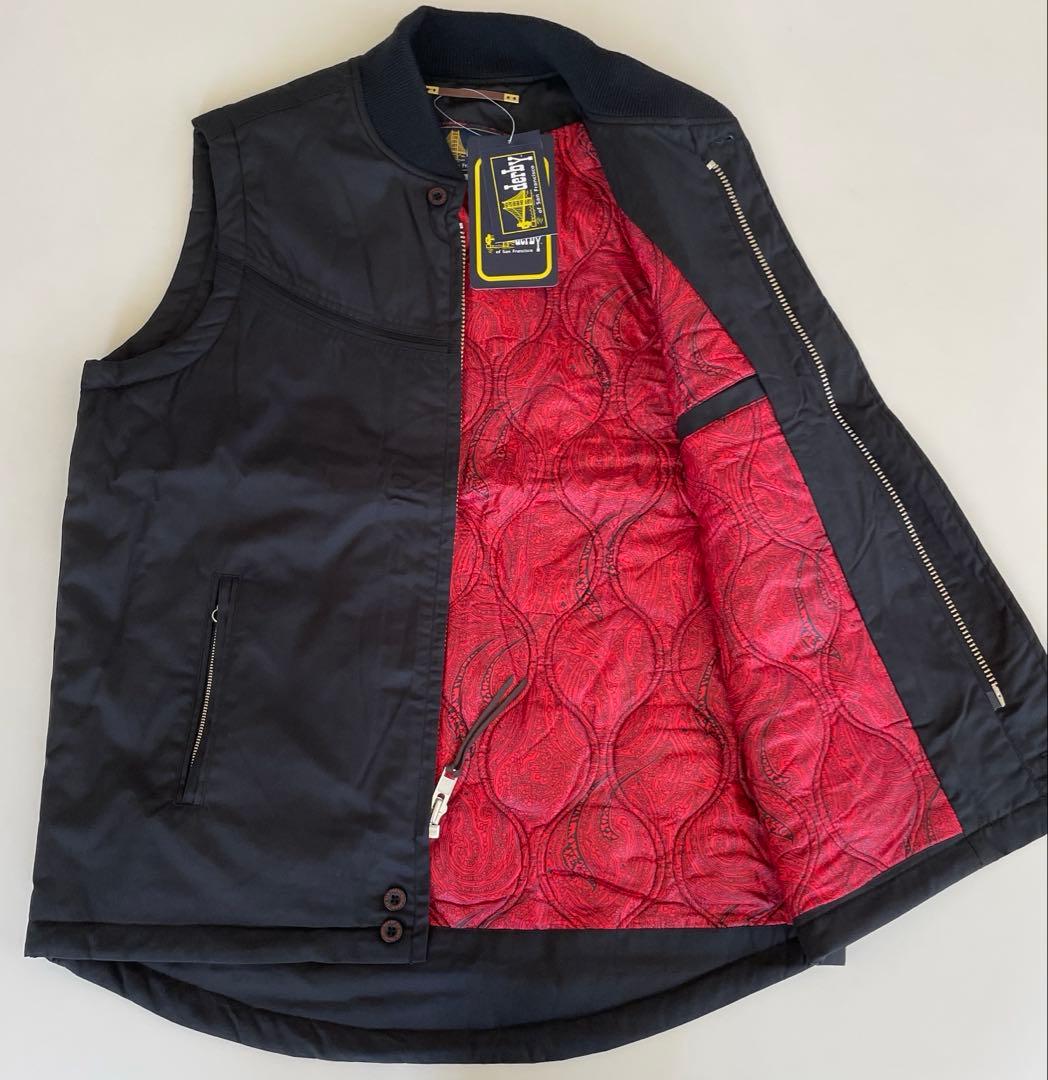 ダービー / Derby of San Francisco VEST 黒赤