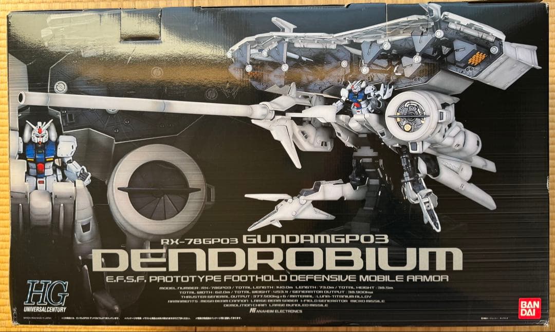 初回限定1/144 RX-78GP03 ガンダムGP03 デンドロビウム HG