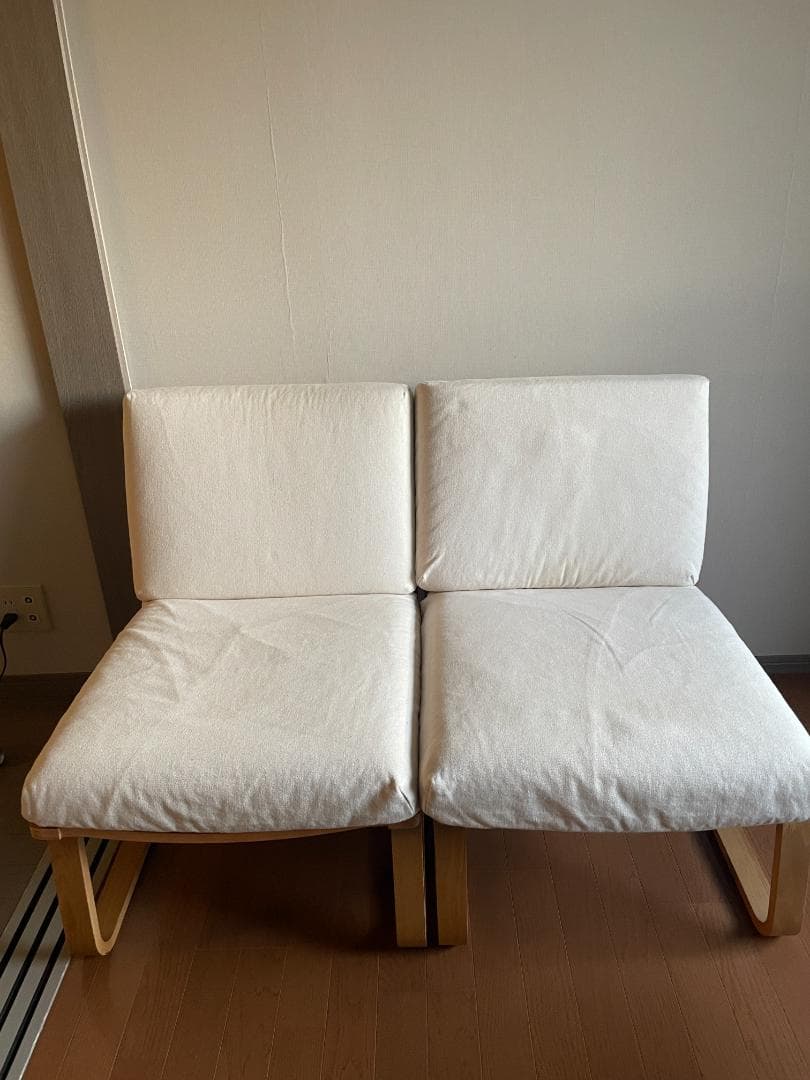無印良品 ソファ 2つセット 2人掛け