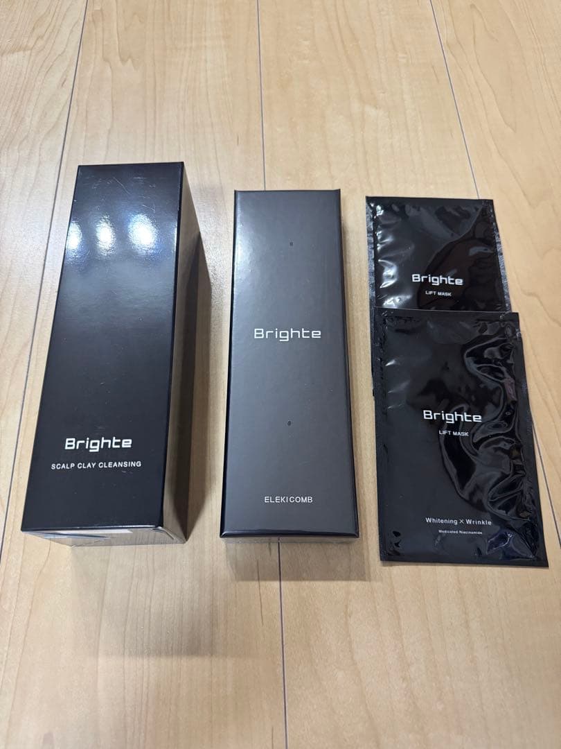 Brighte エレキコーム　スカルプクレイクレンジング シートマスク