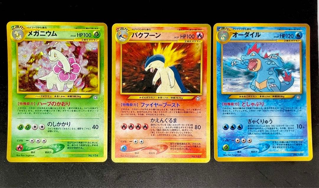 ポケモンカードneo 旧裏 プレミアムファイル 旧裏 初版 マークなし 御