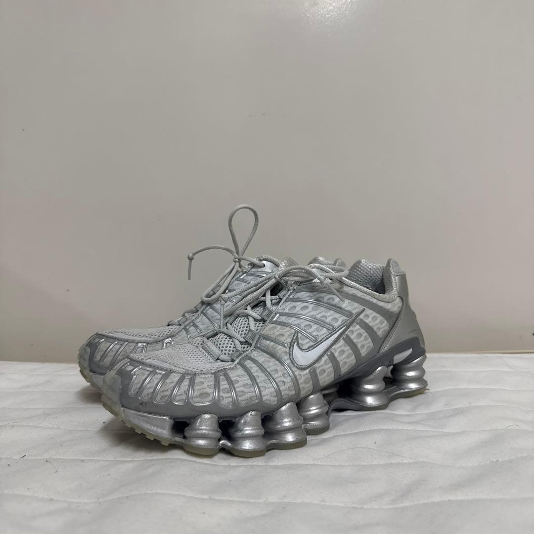 Nike Shox グレー ランニングシューズ ショックス NIKE SHOX TL ナイキ メンズ WOLF GREY/LIME BLAST/BLACK