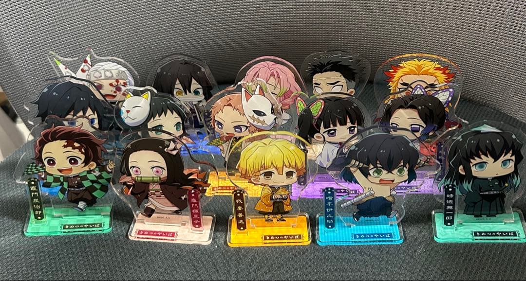 公*o様 鬼滅の刃　成田アニメデッキ　紙飛行機　アクリルスタンド　15点 公*o様 鬼滅の刃 成田アニメデッキ 紙飛行機 アクリルスタンド 15点