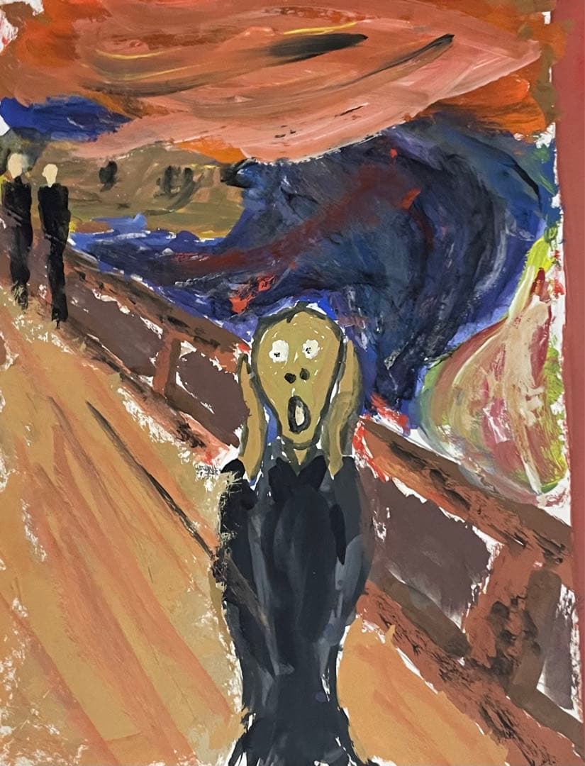 本物！ムンクの叫び　値下げ中 ムンクの「叫び」、史上最高額96億円で落札 米NY 写真6枚 国際ニュース