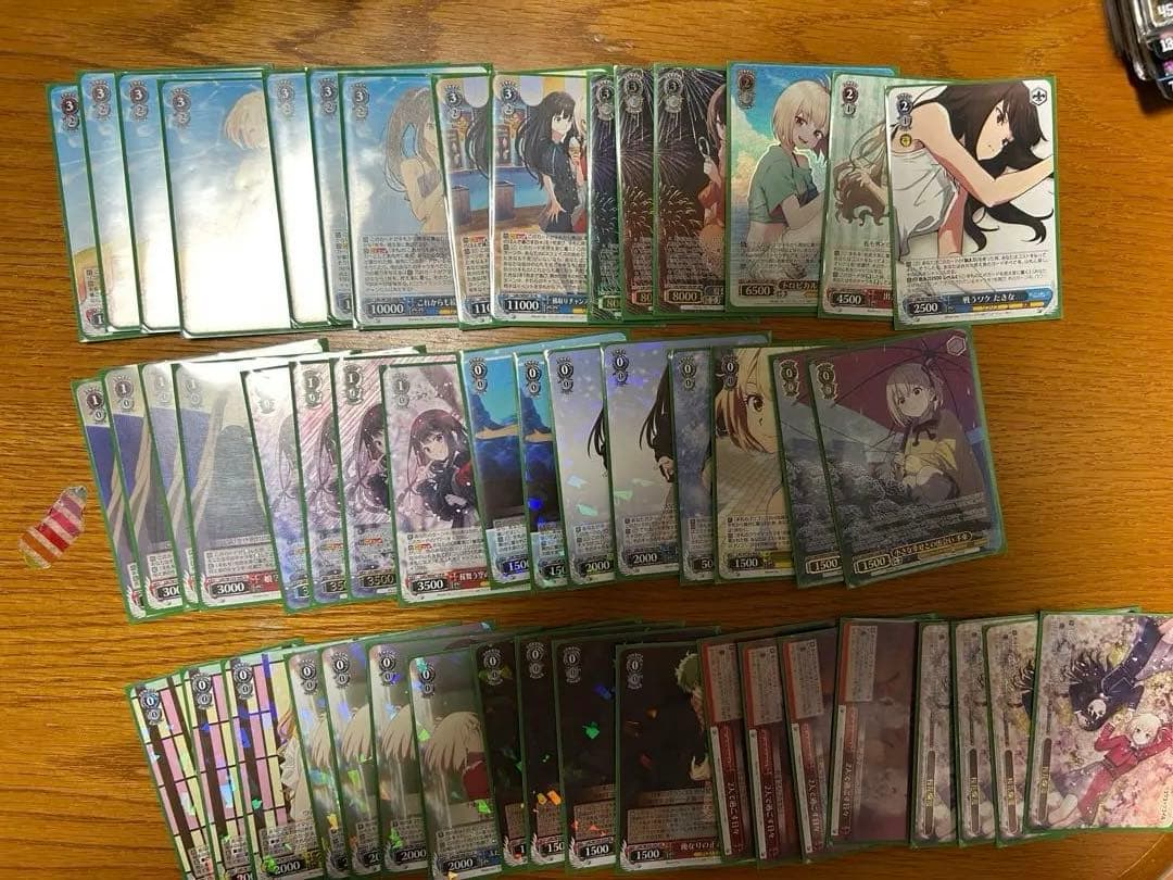 ヴァイスシュバルツ　リコリスリコイル　デッキと旧弾ほぼ4コン