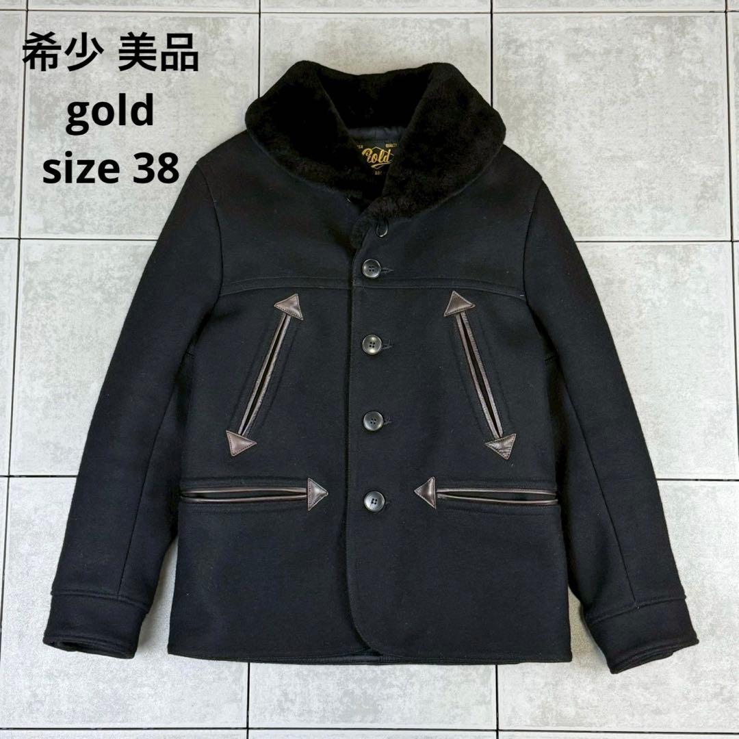 希少 美品 gold 東洋エンタープライズ ムートンボア ウール 馬革