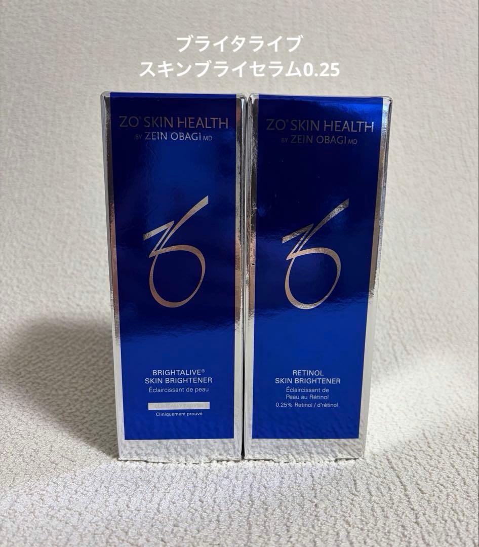 ★ZOSKINHEALTH★ゼオスキンブライタライブ&スキンブライセラム0.25