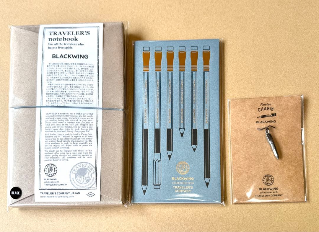 3点セット　トラベラーズノート BLACKWING ブラックウイング