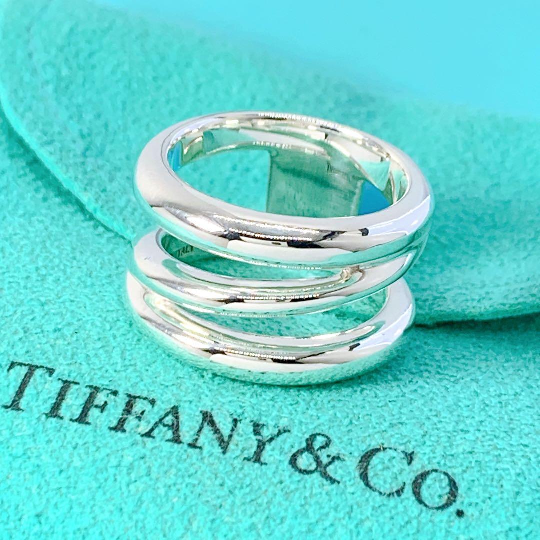 美品 ティファニー ダイアゴナル リング 約8号 シルバー925 楽天市場】質屋 ティファニー TIFFANY & Co. ダイアゴナル リング
