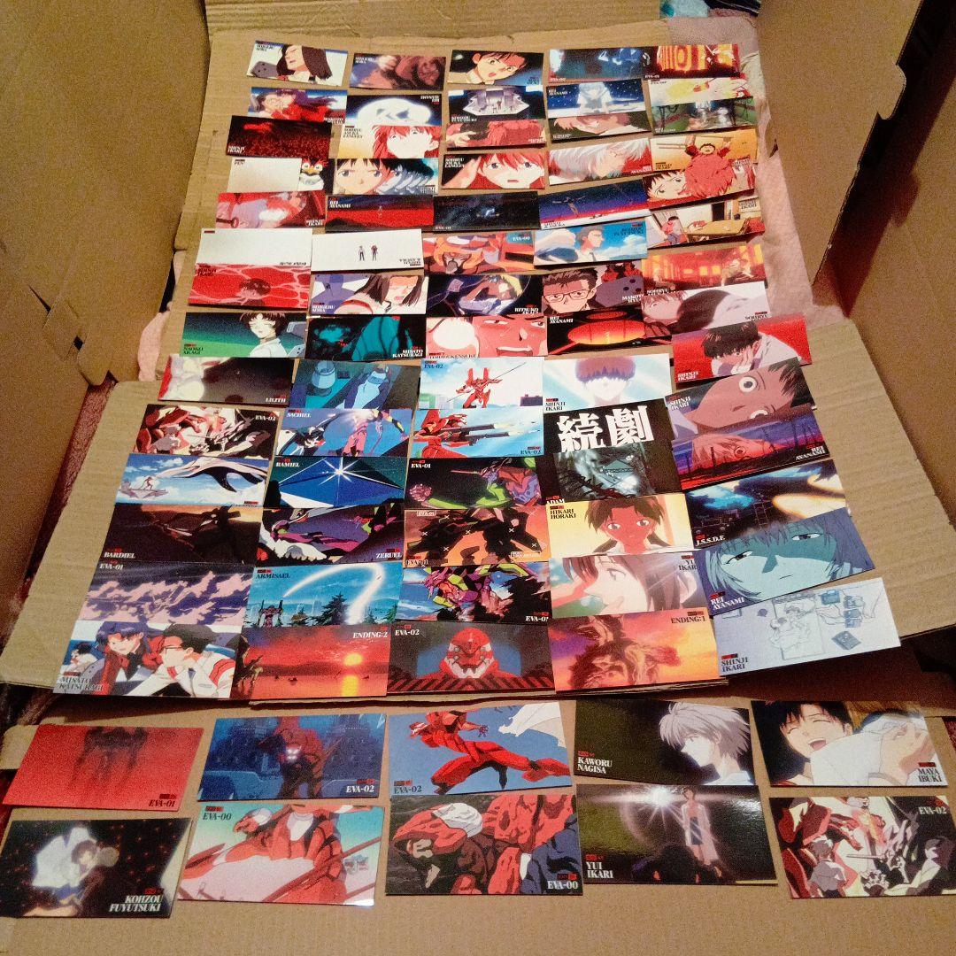 新世紀エヴァンゲリオン ワイド版トレーディングカードセット 80枚ダブり無し