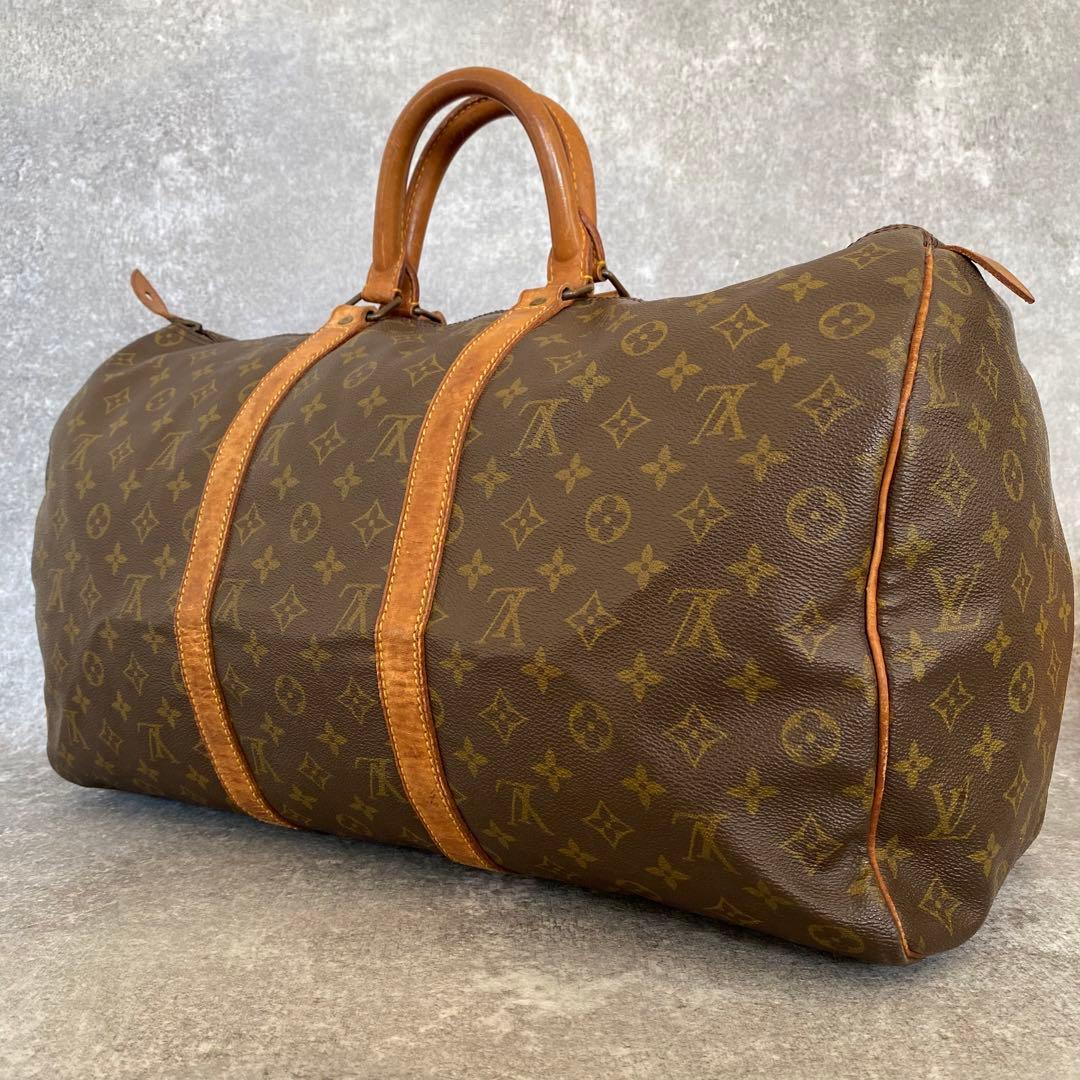 ルイヴィトン ボストンバッグ　モノグラム キーポル50 大容量　旅行
