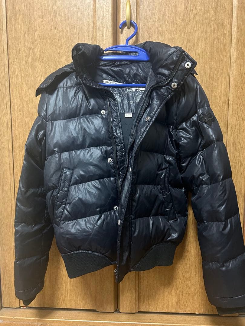 DIESEL ブラック ダウンジャケット XSサイズ